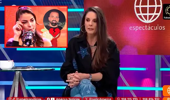 Rebeca Escribens se quiebra en vivo tras ver a Laura Spoya anunciar el fin de su relación: “Eres una mujer valiente”