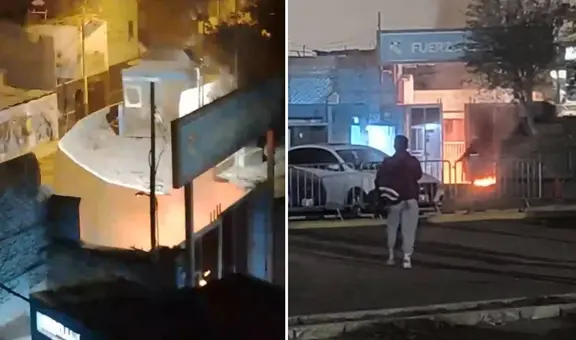 Incendian puerta de La Florida luego de la eliminación de Sporting Cristal de la Copa Libertadores 2025 tras goleada de Palmeiras