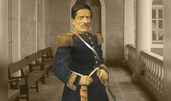 Paz Soldán y Ramón Castilla en un juego de naipes