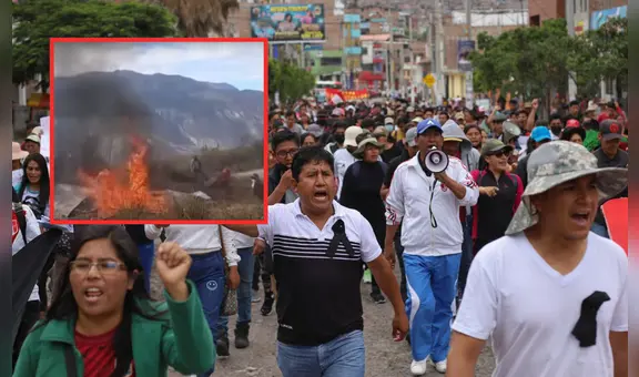 Enfrentamiento entre comunidades mineras de Ayacucho por disputa territorial deja dos heridos: turba lanzó camioneta al abismo