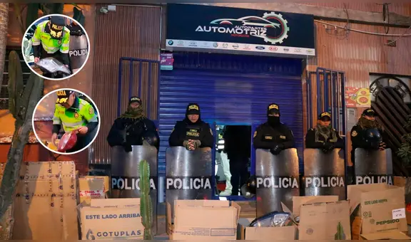 Cae organización criminal de robo de autopartes: estaban por desmantelar carro en Arequipa