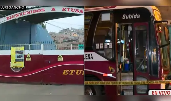 Buses de línea 52 de Etusa no operará tras el asesinato de conductor en San Juan de Lurigancho: "Es una pena irremediable"