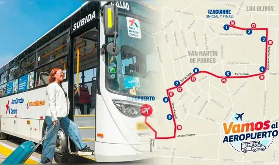 Las 5 rutas de AeroDirecto para llegar hacia el nuevo Jorge Chávez: cuáles son, horarios de buses y costo de pasaje
