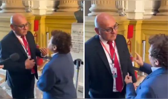 Susel Paredes se enfrenta a personal de seguridad del Congreso por trato discriminatorio hacia activista trans