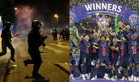 Caos en Francia tras victoria del PSG en la Champions League: dos muertos y cientos de detenidos