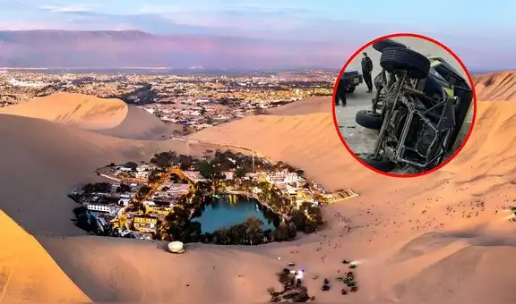 Trágico accidente en Ica: mujer de EEUU muere tras volcadura de tubular en el que paseaba en Huacachina