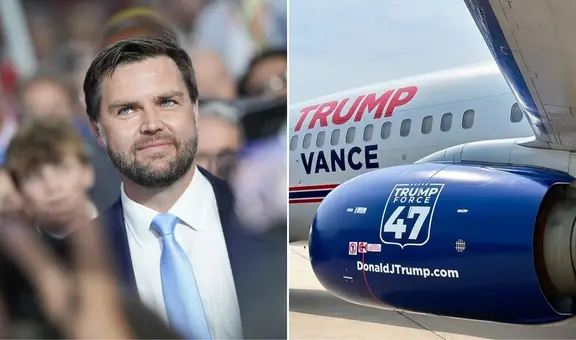 El avión de campaña de JD Vance que es pieza clave en las deportaciones masivas a inmigrantes en EEUU, prometidas junto a Trump
