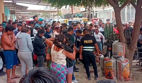 Acribillan a obrero a pocos metros de colegio en Piura: vecinos corrieron tras sicarios