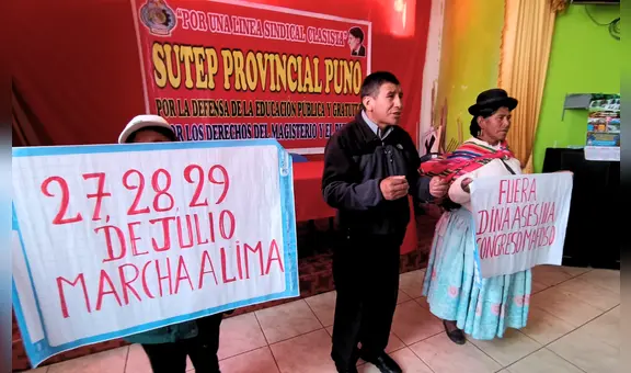 Gremios de Puno anuncian nuevas movilizaciones contra Dina Boluarte por Fiestas Patrias: "Nos mantenemos en pie de lucha"