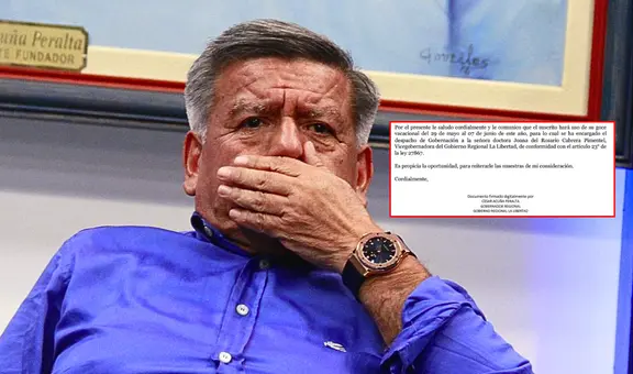 César Acuña se va de vacaciones a Europa en medio de críticas por inseguridad en Pataz