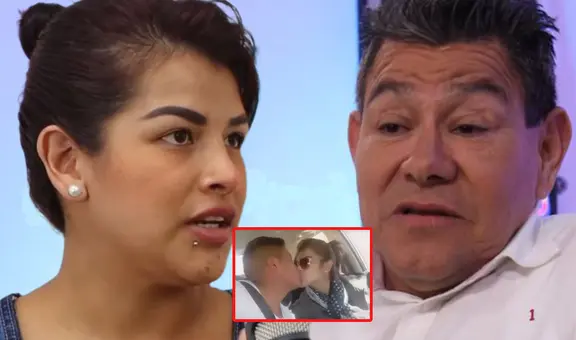 Esposa de Dilbert Aguilar responde fuerte tras exposición de video besando a joven de Huancayo: "Mi familia está bien"