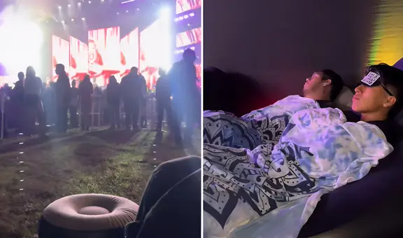 Peruana revela que concierto en Lima habilitó área para dormir y la idea es aplaudida en redes: “Zona cama”