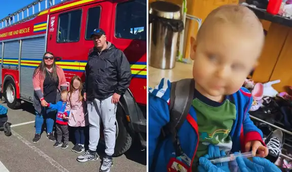 Un niño fue diagnosticado con dos tipos raros de cáncer en Reino Unido: Un brillo blanco en ojo alertó a sus padres