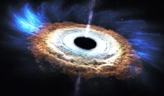 La NASA detecta el agujero negro supermasivo que devora todo a su paso: se 'come' 40 veces más materia que otros similares