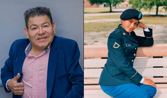 El orgullo de Dilbert Aguilar: su hija es sargento en el Ejército de EE.UU. y estudia brillante carrera