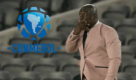 Conmebol multó a Segundo Castillo por hacer publicidad con extravagante traje que usó en la Copa Libertadores 2025