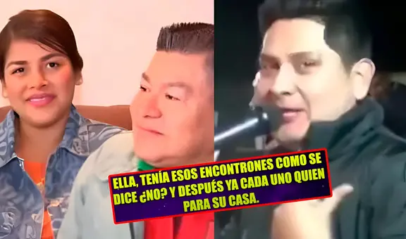 Cantante de orquesta de Dilbert Aguilar confiesa íntimo encuentro con esposa del cantante y expone detalles: "Teníamos encontrones"