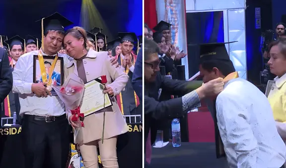 Padres de estudiante fallecido de la UNMSM conmueven al recibir diploma de graduación: "Sanmarquino toda la vida"