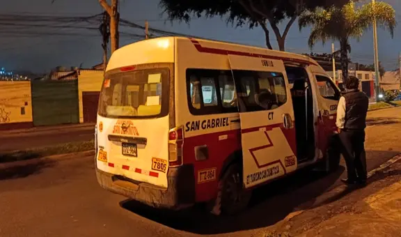 Delincuentes disparan a combi con varios pasajeros a bordo en Chorrillos: investigan presunto caso de extorsión