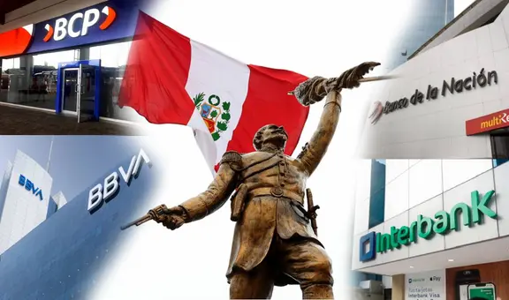 ¿Abrirán los bancos este 7 de junio feriado por el Día de la Bandera en Perú? Revisa el horario de BCP, BBVA, Banco de la Nación y más