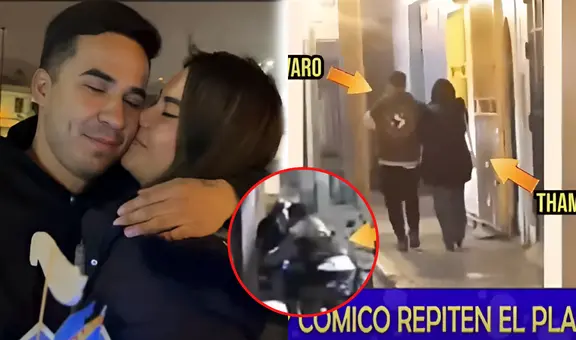 Thamara Gómez es ampayada con cómico ambulante Álvaro Aurora en actitud cariñosa tras escandalosa ruptura