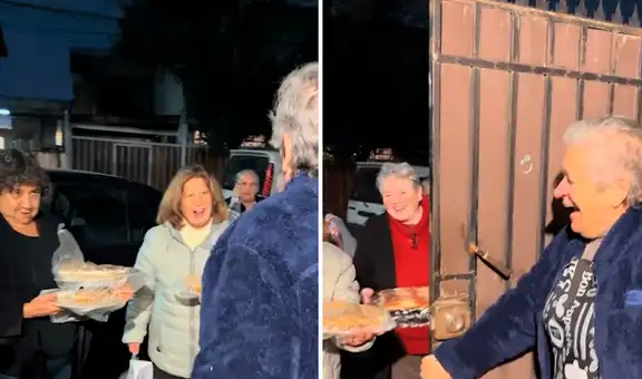 Mujer creía que habían olvidado su cumpleaños: tocan la puerta y son sus amigas con una gran sorpresa
