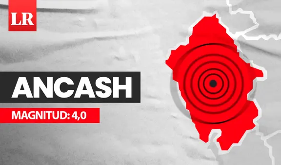 Temblor de magnitud 4,0 remeció Áncash hoy, según IGP