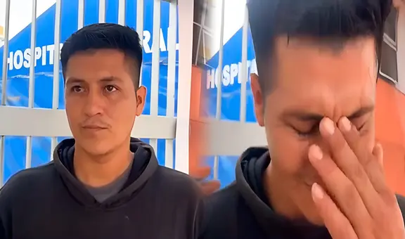 Peruano pierde su trabajo por cuidar a su madre con diabetes en el hospital y pide apoyo para comprar una silla de ruedas