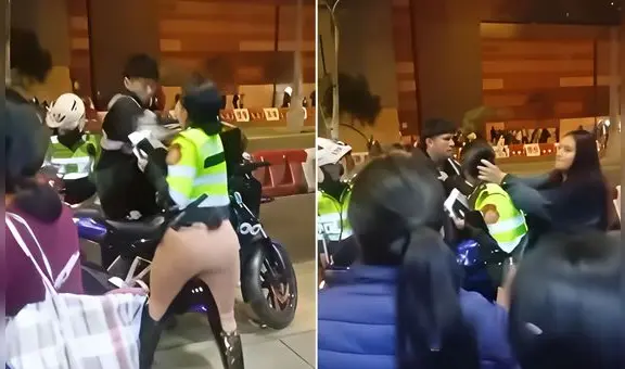 Cámaras captan brutal agresión contra policías en plena vía pública, en Cercado de Lima