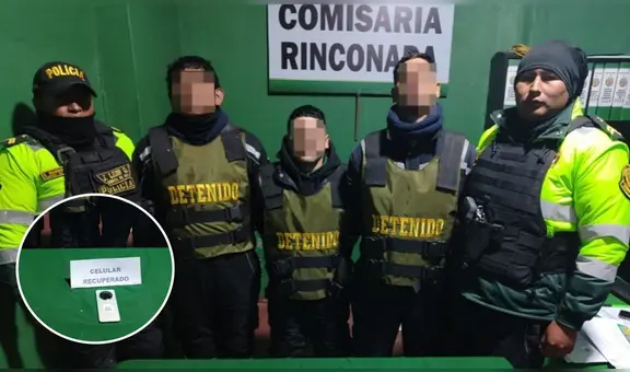 Caen tres integrantes de "Los Cogoteros de La Rinconada": fueron capturados mientras robaban un celular