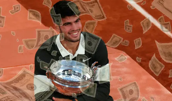 ¿Cuánto ganó Carlos Alcaraz al llevarse el Roland Garros 2025? Tenista español es el séptimo mejor pagado de la historia