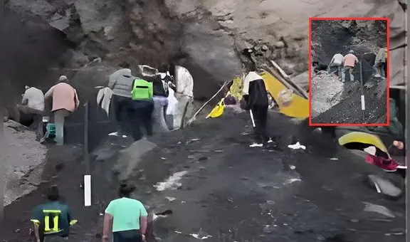 Trabajadores de obra de construcción mueren tras quedar sepultados durante deslizamiento de cerro en Áncash