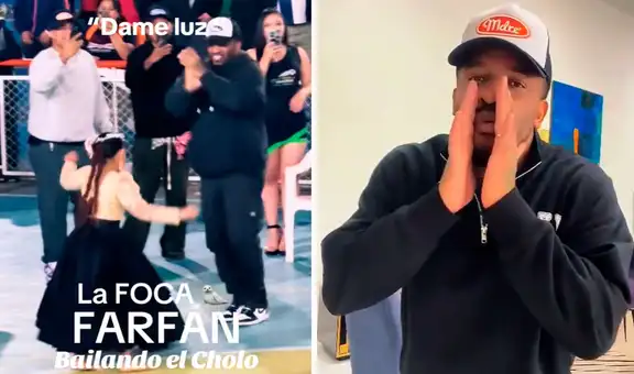 Jefferson Farfán baila huaino con niña en evento en Cajamarca y usuarios bromean: “Chotano galáctico”