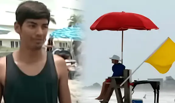 El paradójico caso de Tomás López, el joven salvavidas que fue despedido por su empresa por salvar la vida de un bañista