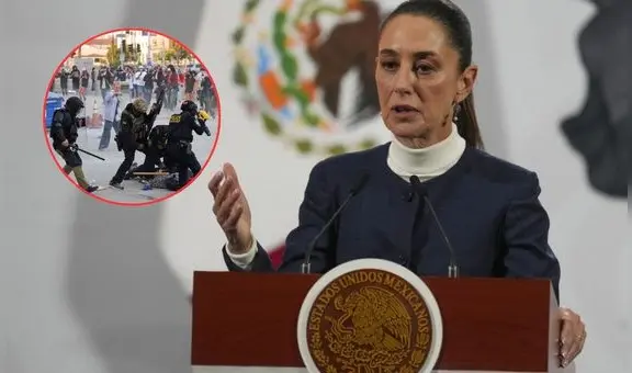 Claudia Sheinbaum hace un llamado a la paz tras redadas violentas en EEUU: “Los mexicanos no son delincuentes”