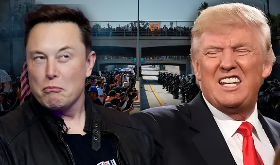 ¿Una tregua? Protestas migratorias en Los Ángeles estaría acercando a Elon Musk con Trump luego de su ruptura pública