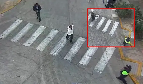 Sujeto amenaza con pistola y golpea a sereno de San Martín de Porres tras negarse a intervención municipal