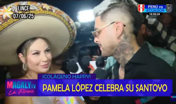 Novio de Pamela López le hace pasar bochornoso momento al darle ‘sorpresa’ por su cumpleaños 37