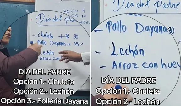Madres peruanas sorprenden con 'arroz con huevo' como opción para celebrar el Día del Padre en colegio