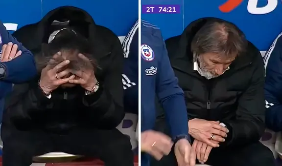 Ricardo Gareca como nunca antes visto: hundido, solo y desesperado tras ver a Chile quedándose sin Mundial
