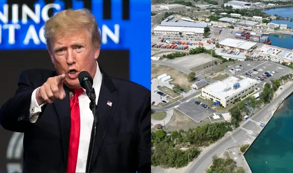 Trump y su duro golpe contra inmigrantes: más de 9.000 detenidos serán trasladados a esta base naval fuera de EEUU