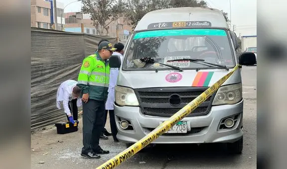 Nuevo ataque extorsivo: disparan contra cobrador y chofer de combi en avenida Perú, en el Callao