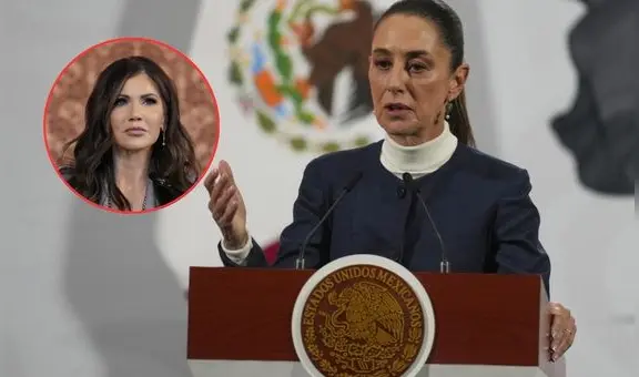 Sheinbaum rechaza acusaciones de Kristi Noem sobre incitar protestas en EEUU: "Buscamos evitar confrontaciones, por el bien de México"