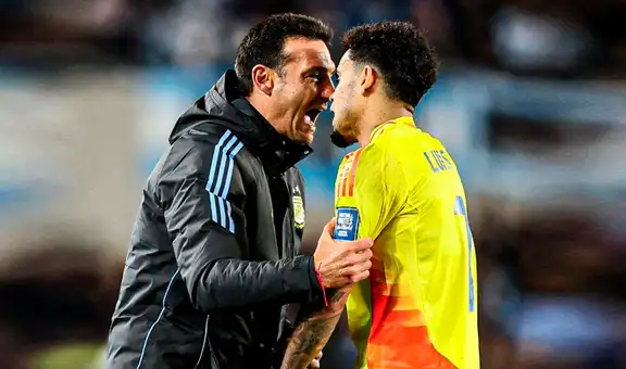 Luis Díaz revela qué le dijo Scaloni al zamaquearlo tras el gol de Argentina: "Me vio muy enojado"