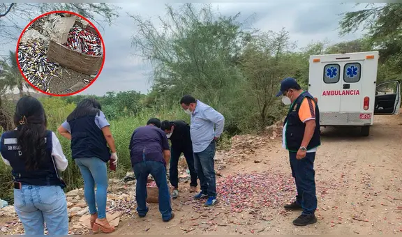 Cientos de tubos con muestras de sangre arrojados en vía pública causan alarma en Piura