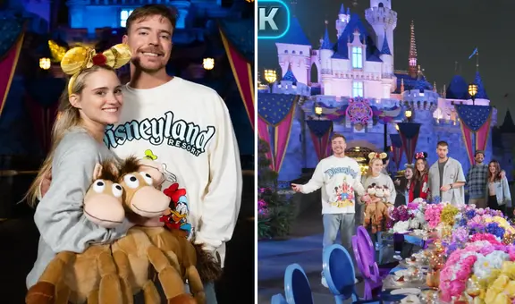 MrBeast alquiló Disneyland solo para él y su novia para disfrutar de una romántica cena: gastó medio millón de dólares