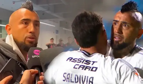 Arturo Vidal confronta a la prensa tras pelea con su compañero de Colo-Colo: "¿Qué más quieres saber, esa es tu nota?"