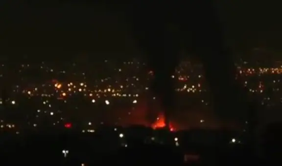 Israel vuelve a atacar Irán: reportan llamas y humo en la zona del aeropuerto de Mehrabad, en Teherán