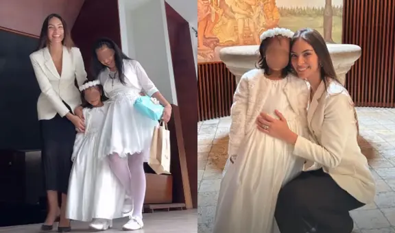 Natalie Vértiz se conmueve al ser madrina de niña sobreviviente de cáncer: “Qué bendición verla así de fuerte y linda”