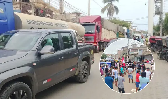 Piura: bloquean Panamericana Norte para exigir búsqueda de pescadores desaparecidos en alta mar
